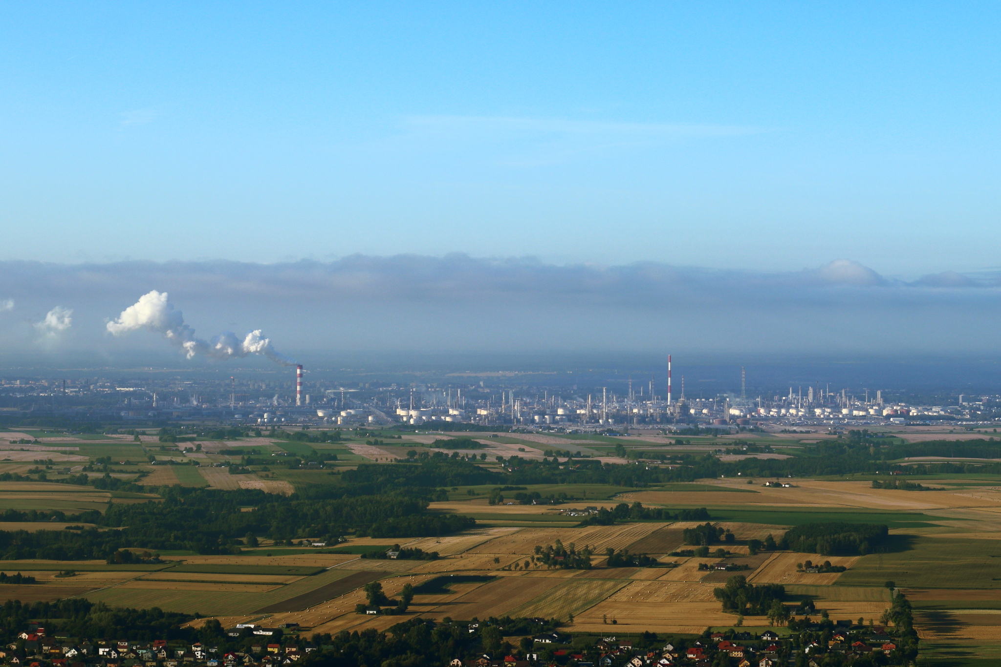 Rafineria w Płocku.