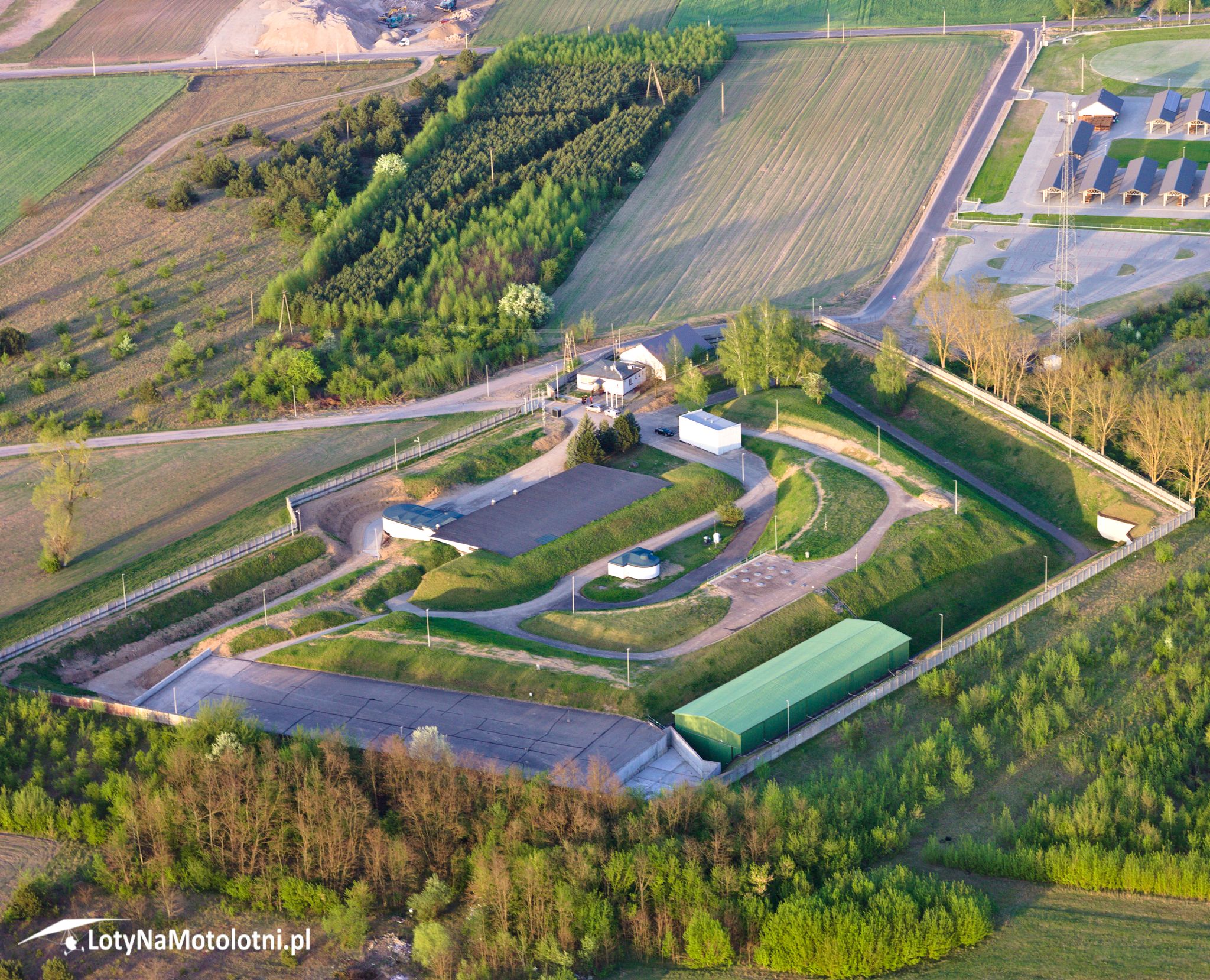 Dawny fort, który obecnie jest składowiskiem odpadów promieniotwórczych.